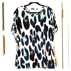 Lularoe Olive Blue Leopard